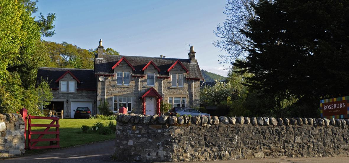 Roseburn B&B Питлохри Экстерьер фото